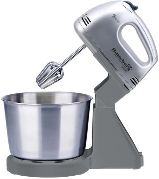 Mixer cu bol din inox, putere 350 W, 2L, inox, 7 trepte de Viteze