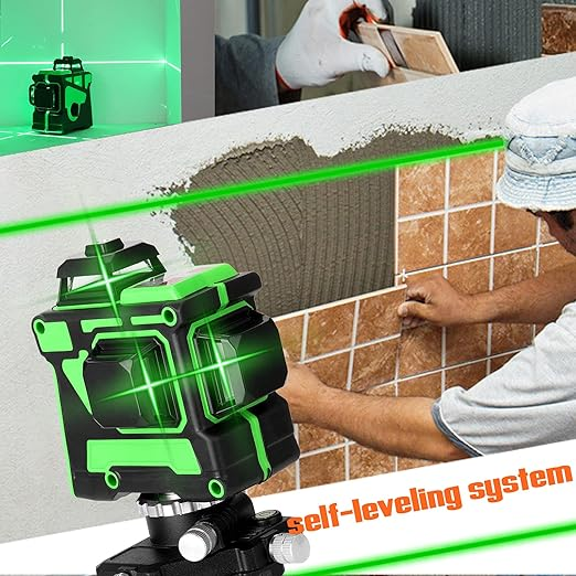 Nivela Laser 4D cu 16 Linii – Autonivelare, Telecomandă, Trepied & Platformă – Precizie și Profesionism în Fiecare Proiect