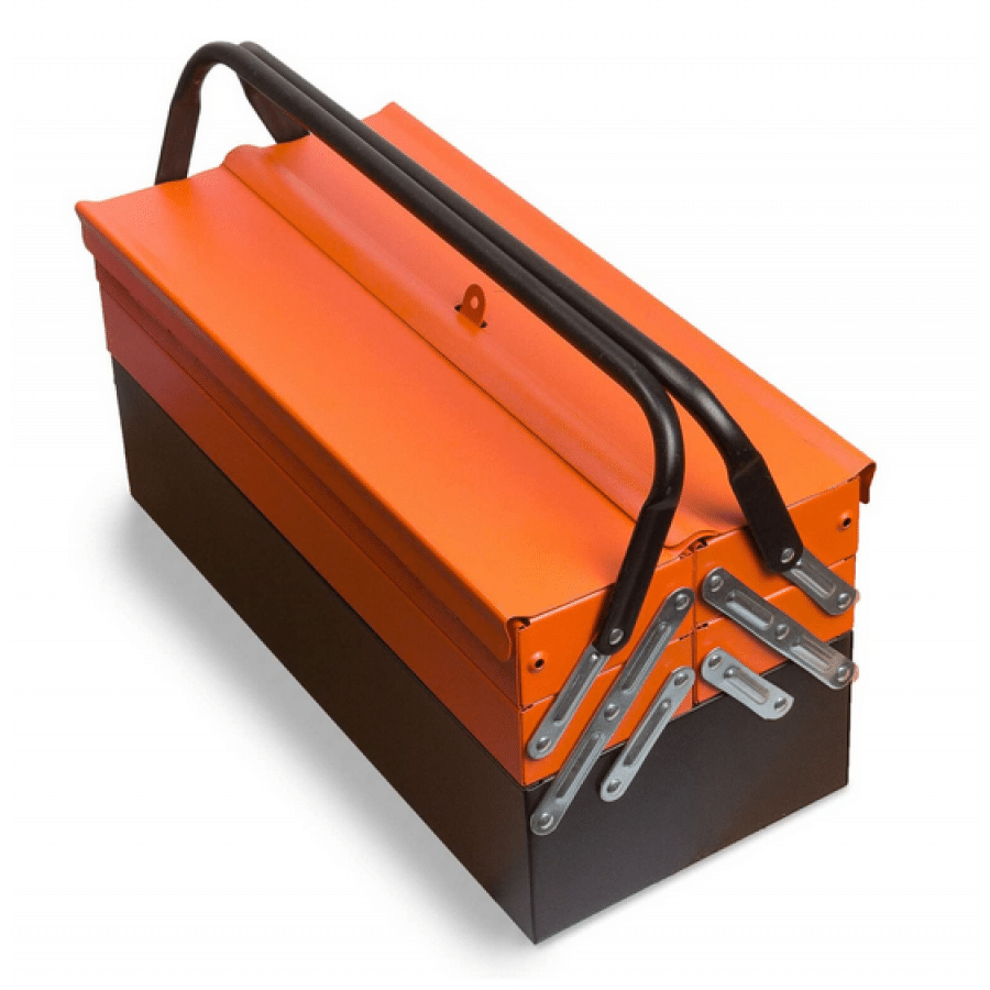 Trusă Scule și Unelte Metalică, 4 Sertare – 85 Piese