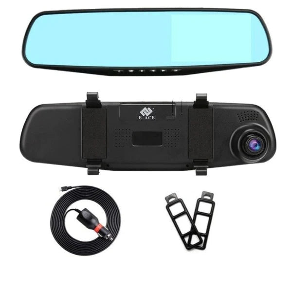 Oglinda retrovizoare cu camera video full HD 1080 p, senzor de miscare