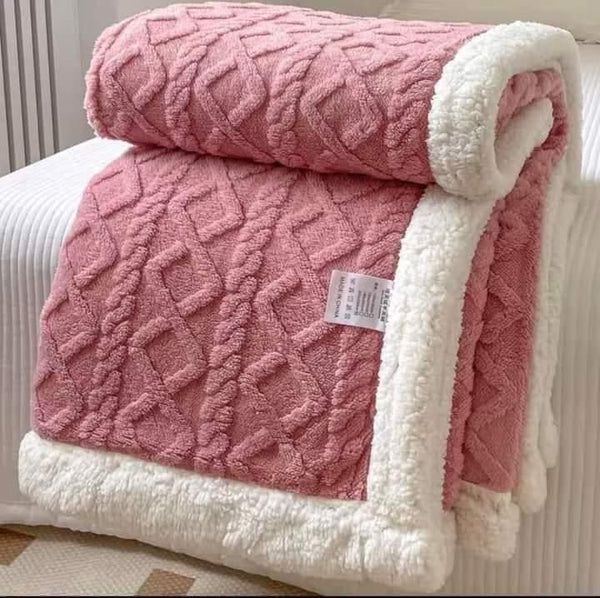 NOU! Pătură Cocolino Groasă, Super Soft, cu Blăniță, 200x230 cm – Confort Premium