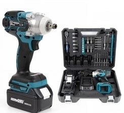 Trusă Mașină de Impact și Înșurubat – 48V, 2 Acumulatori, 43 Accesorii
